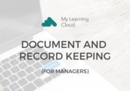 Document and Record Keeping for Managers - CPD Certified