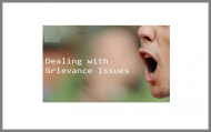 Dealing with Grievance Issues