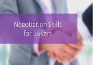 Negotiation Skills for Buyers