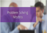 Problem Solving Models
